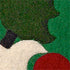 Hand Felted Wool Golf Christmas Tree Skirt Green -60" Arcadia Home